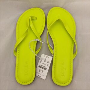 J. Crew Factory Easy Summer Flip Flop Sandals 7 NWT